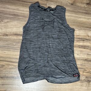 Official WWE Authentic Tapout Women's GRAY Tank Top Size Large